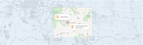 wyoming casinos map,casinos in wyoming